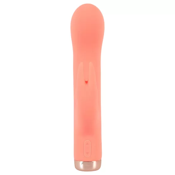 You2Toys - Vibrator tip iepuraș mini, reîncărcabil - silicon, piersică