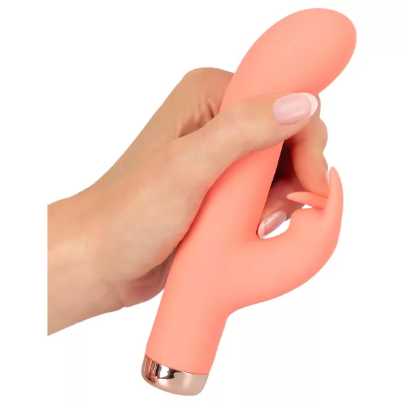 You2Toys - Vibrator tip iepuraș mini, reîncărcabil - silicon, piersică