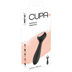   You2Toys CUPA - vibrator 2in1 cu încălzire și baterie (negru)