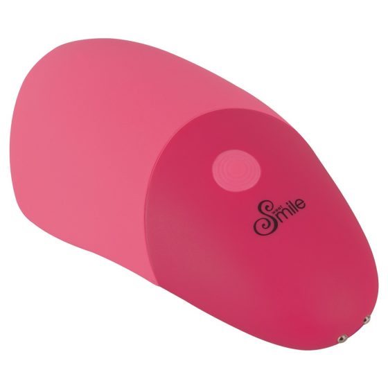 SMILE Thumping Touch - vibrator clitoridian cu pulsații, cu baterie (roz)
