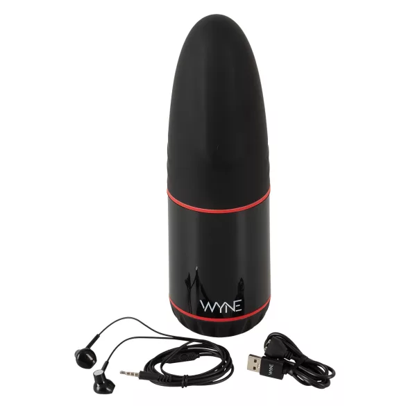 WYNE 02 - masturbator cu vibrații și funcție de sucțiune