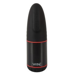   WYNE 02 - masturbator cu vibratii și funcție de supt, cu acumulator (negru-alb)