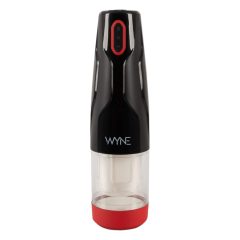WYNE 05 - masturbator rotativ, cu baterie (negru-alb)