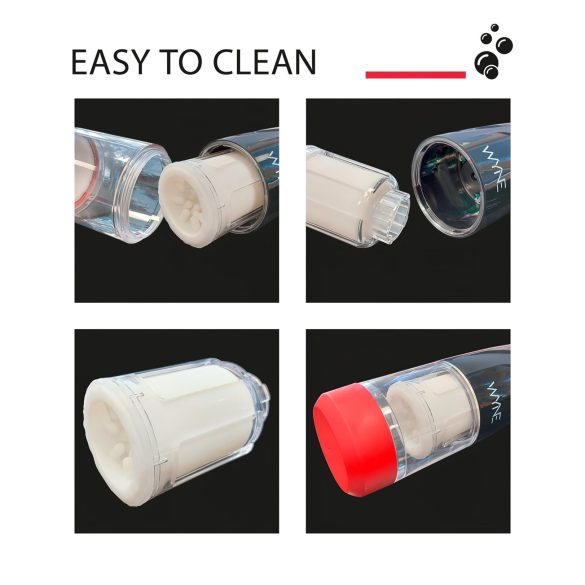 WYNE 05 - masturbator rotativ electric - negru-alb