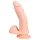 Nature Skin - vibrator cu telecomandă - piele naturală - culoare nude