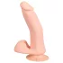 Nature Skin - vibrator cu telecomandă - piele naturală - culoare nude