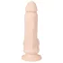 Nature Skin - vibrator cu telecomandă - piele naturală - culoare nude