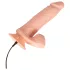 Nature Skin - vibrator cu telecomandă - piele naturală - culoare nude