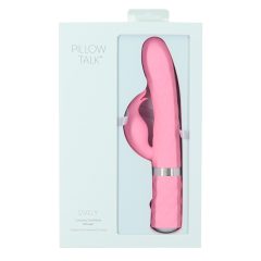  Pillow Talk Lively - vibrator cu clitoral și acumulator (roz)