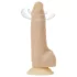Naked Addiction Rotating 7 - vibrator cu cap rotativ (18cm) - natur