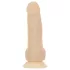 Naked Addiction Rotating 7 - vibrator cu cap rotativ (18cm) - natur