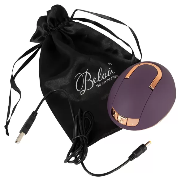 Belou - vibrator rotativ pentru masaj vulvar - reîncărcabil - mov