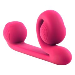   Snail Vibe Duo - vibrator de stimulare reîncărcabil 3 în 1 (roz)
