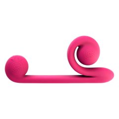   Snail Vibe Duo - vibrator de stimulare reîncărcabil 3 în 1 (roz)