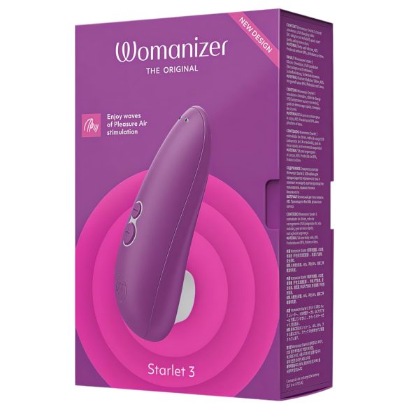 Womanizer Starlet 3 - stimulator clitoridian cu unde de aer - mov
