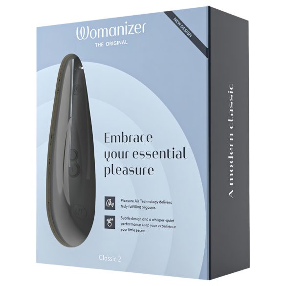Womanizer Classic 2 - stimulator clitoris cu unde de aer, reîncărcabil - negru