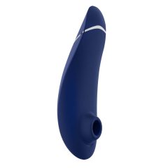   Womanizer Premium 2 - stimulator clitoridian cu baterie, cu tehnologie de unde de aer (albastru)