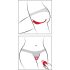 Chilot Slim cu vibrator clitoral cu telecomandă (roșu)