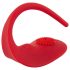 Chilot Slim cu vibrator clitoral cu telecomandă (roșu)