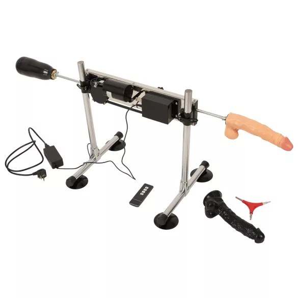 The Banger Fucking Machine - aparat sex dublu - 2 dildouri și 1 vagin artificial