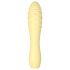 Mini Cuties 3 - vibrator galben, rezistent la apă, cu acumulator!