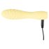 Mini Cuties 3 - vibrator galben, rezistent la apă, cu acumulator!