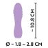Cuties Mini 3 - vibrator spiral mic, rezistent la apă (mov)