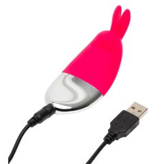   Happyrabbit Knicker - vibrator clitoridian cu baterie (roșu)