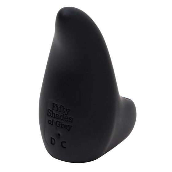 Cincizeci de umbre ale lui Grey Sensation Finger - vibrator deget (negru)