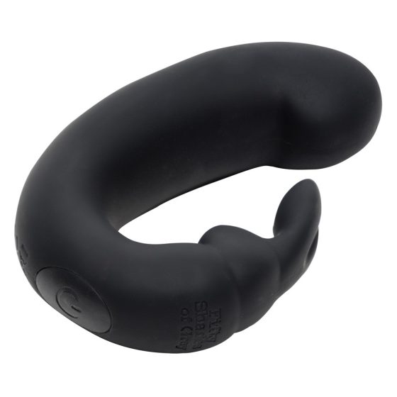 Cele cincizeci de umbre ale lui Grey Sensation - vibrator cu stimulator clitoridian (negru)