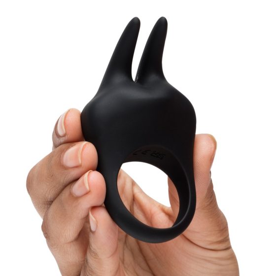 Cele 50 de umbre ale lui Gray - inel pentru penis cu stimulare a clitorisului (negru)