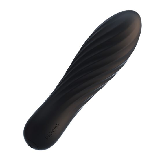 Svakom Tulip - mini vibrator în formă de bară, cu acumulator (negru)