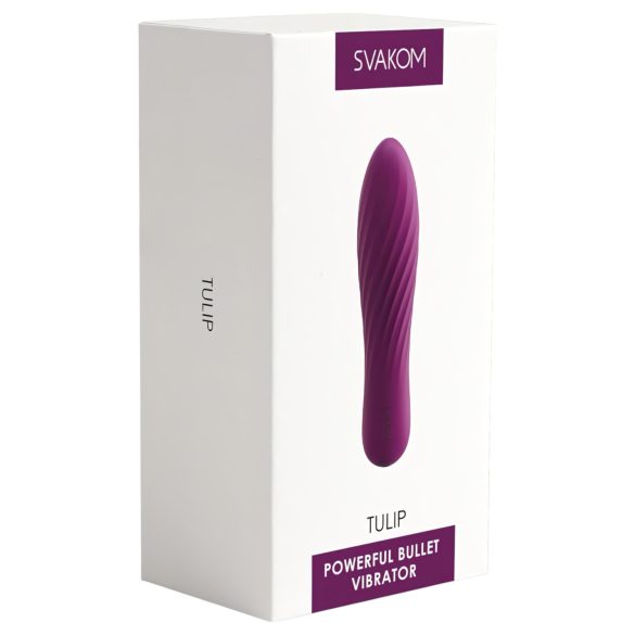 Svakom Tulip - mini vibrator reîncărcabil - mov