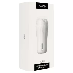 Svakom Robin - masturbator cu acumulator (alb)