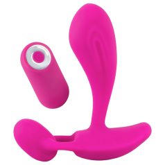 SMILE RC - vibrator pentru punctul G cu telecomandă - roz