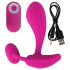 SMILE RC - vibrator G-punct reîncărcabil cu telecomandă (roz)