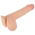 Nature Skin - dildo realist cu piele - 19 cm natur