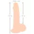 Nature Skin - dildo realist cu piele - 19 cm natur