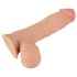 Nature Skin - dildo realist cu piele - 20 cm natur