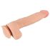 Dildo realist din piele - 25cm (natur)