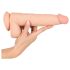 Dildo realist din piele - 25cm (natur)