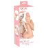 Dildo realist din piele - 25cm (natur)