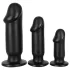 Anos Training Kit - set de dopuri anale (3 piese, negru)