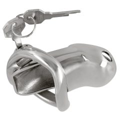 Fetish - Cușcă de penis din metal (argintiu)