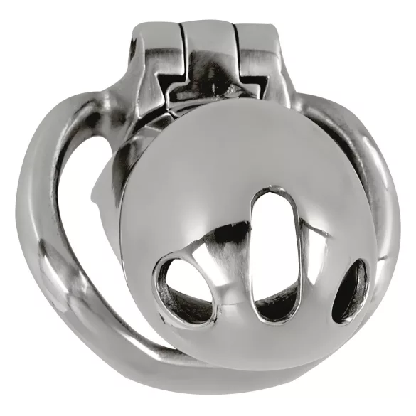 Fetish - cușcă pentru penis din metal - argintiu