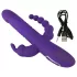 SMILE Triple - vibrator rotativ și penetrant cu trei brațe - mov, reîncărcabil