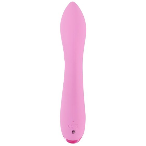 SMILE Nodding - vibrator cu clitoris și mișcări de aprobare, alimentat cu baterie (roz)