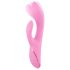 SMILE Nodding - vibrator cu stimulator și mișcare (roz)