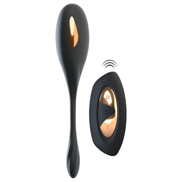 XOUXOU - ou vibrant cu telecomandă - stimulare electrică - negru