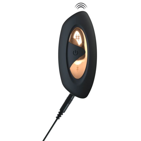 XOUXOU - ou de vibrații cu control radio, cu electrostimulare (negru)